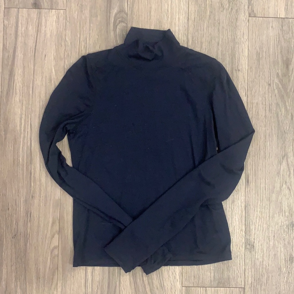 Outdoor Voices Merino Wool Mockneck Longsleeve